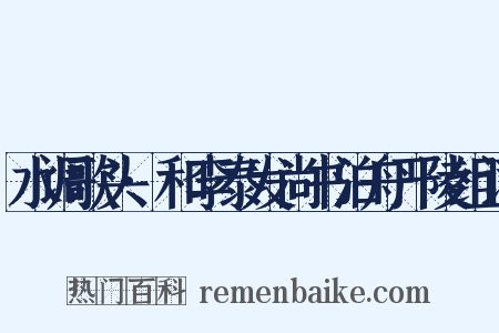 水调歌头·和李泰发尚书泊舟严陵组词是什么意思的图片